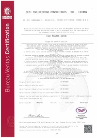 ISO 45001:2018 Certification